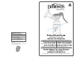 DrBrowns natural flow Breast Pump Instruction Manual preview