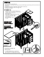 Предварительный просмотр 13 страницы Dream On Me 629 Assembly Instructions Manual