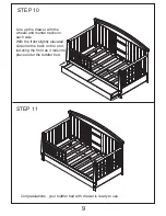 Предварительный просмотр 9 страницы Dream On Me 653 Assembly Instructions Manual