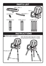 Предварительный просмотр 3 страницы Dream On Me ASTM F404 Instruction Manual