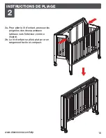 Предварительный просмотр 35 страницы Dream On Me FOLDING FULL SIZE CRIB Owner'S Manual