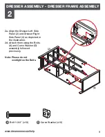 Предварительный просмотр 9 страницы Dream On Me UNIVERSAL DOUBLE DRESSER Owner'S Manual