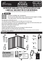 dreambaby Arizona Extenda-Gate F2164 Instructions preview