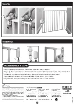 Предварительный просмотр 4 страницы dreambaby Arizona Extenda-Gate F2164 Instructions