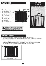 Предварительный просмотр 2 страницы dreambaby Chelsea F170 B/W Instructions Manual