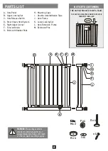 Предварительный просмотр 2 страницы dreambaby Liberty Security Gate Kit F776 Instructions Manual