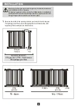 Предварительный просмотр 3 страницы dreambaby Liberty Security Gate Kit F776 Instructions Manual