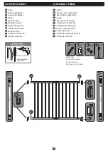 Предварительный просмотр 2 страницы dreambaby Nelson Gro-Gate L826 Instructions Manual