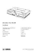 Preview for 1 page of Dreambox Two UltraHD User Manual