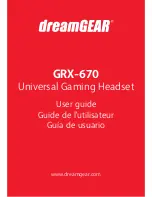 Preview for 1 page of DreamGEAR GRX-670 Headset