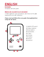 Preview for 3 page of DreamGEAR My Arcade GoGamer Portable User Manual