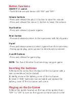 Preview for 4 page of DreamGEAR My Arcade GoGamer Portable User Manual