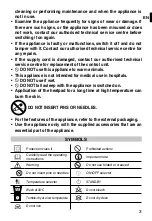 Preview for 5 page of Dreamland E0801 Operating Instructions Manual