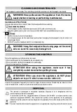 Preview for 7 page of Dreamland E0801 Operating Instructions Manual