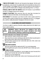 Preview for 8 page of Dreamland F2015 Instructions For Use Manual