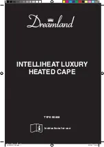 Dreamland Luxury Intelliheat Heated Cape Instructions For Use Manual preview