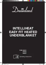 Dreamland N3901 Operating Instructions Manual preview