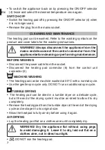 Preview for 8 page of Dreamland R6705 Instructions For Use Manual