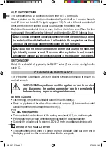 Preview for 8 page of Dreamland R7502 Instructions For Use Manual