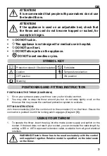 Preview for 5 page of Dreamland RELAXWELL F2001 Operating Instructions Manual