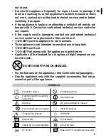 Preview for 5 page of Dreamland RELAXWELL Operating Instructions Manual