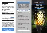 Preview for 3 page of DreamLED Solar Flame Light SFL-200 User Manual