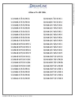 Preview for 2 page of Dreamline ALLIANCE PRO BG SDAB48A700 Installation Instructions Manual