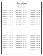 Preview for 2 page of Dreamline Alliance Pro LT SDAT48W700 Installation Instructions Manual