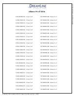 Preview for 3 page of Dreamline Alliance Pro LT SDAT48W700 Installation Instructions Manual