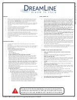 Preview for 6 page of Dreamline Alliance Pro LT SDAT48W700 Installation Instructions Manual