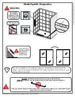 Preview for 5 page of Dreamline ALLIANCE PRO SDAH48W700 Installation Instructions Manual