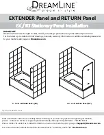 Preview for 12 page of Dreamline Aqua Fold-Tub-EX Installation Instructions Manual