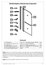 Preview for 3 page of Dreamline AQUA SWING Installation Instructions Manual