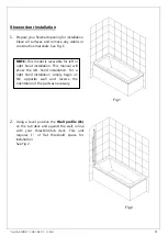 Preview for 4 page of Dreamline AQUA SWING Installation Instructions Manual