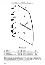 Предварительный просмотр 3 страницы Dreamline AQUA UNO Installation Instruction