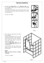 Предварительный просмотр 4 страницы Dreamline AQUA UNO Installation Instruction