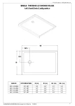 Предварительный просмотр 7 страницы Dreamline Charisma Slimline DLT-1032320 Installation Instructions Manual