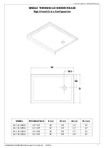 Предварительный просмотр 8 страницы Dreamline Charisma Slimline DLT-1032320 Installation Instructions Manual