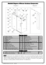 Preview for 3 page of Dreamline ENIGMA 60" wide Installation Instructions Manual