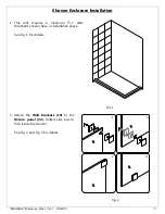 Предварительный просмотр 5 страницы Dreamline ENIGMA Z Installation Instructions Manual