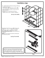 Предварительный просмотр 6 страницы Dreamline MIRAGE-X SHDR-1948723L Series Installation Instructions Manual