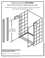 Preview for 5 page of Dreamline MYSTERIE SHDR-61AMZ48 Series Installation Instructions Manual