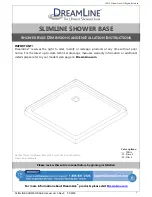 Preview for 2 page of Dreamline PRISM LUX Installation Instructions Manual