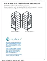 Preview for 3 page of Dreamline UNIDOOR PLUS Installation Instructions Manual