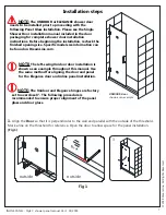 Предварительный просмотр 34 страницы Dreamline UNIDOOR Style C Installation Instructions Manual