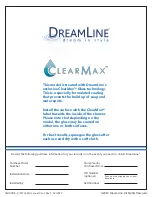 Preview for 3 page of Dreamline UNIDOOR-X L Installation Instructions Manual