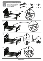 Предварительный просмотр 4 страницы DREAMS WESTCOTT BEDSTEAD Quick Start Manual