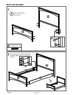 Предварительный просмотр 3 страницы Dreamsat Miller White Painted Bed Assembly Instructions Manual