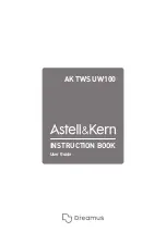 Dreamus Astell & Kern AK TWS UW100 Instruction Book preview