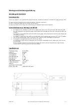 Предварительный просмотр 2 страницы DREES Lichttechnik 550-059-50 Instruction Manual